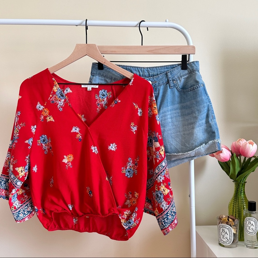 Floral Short Sleeve